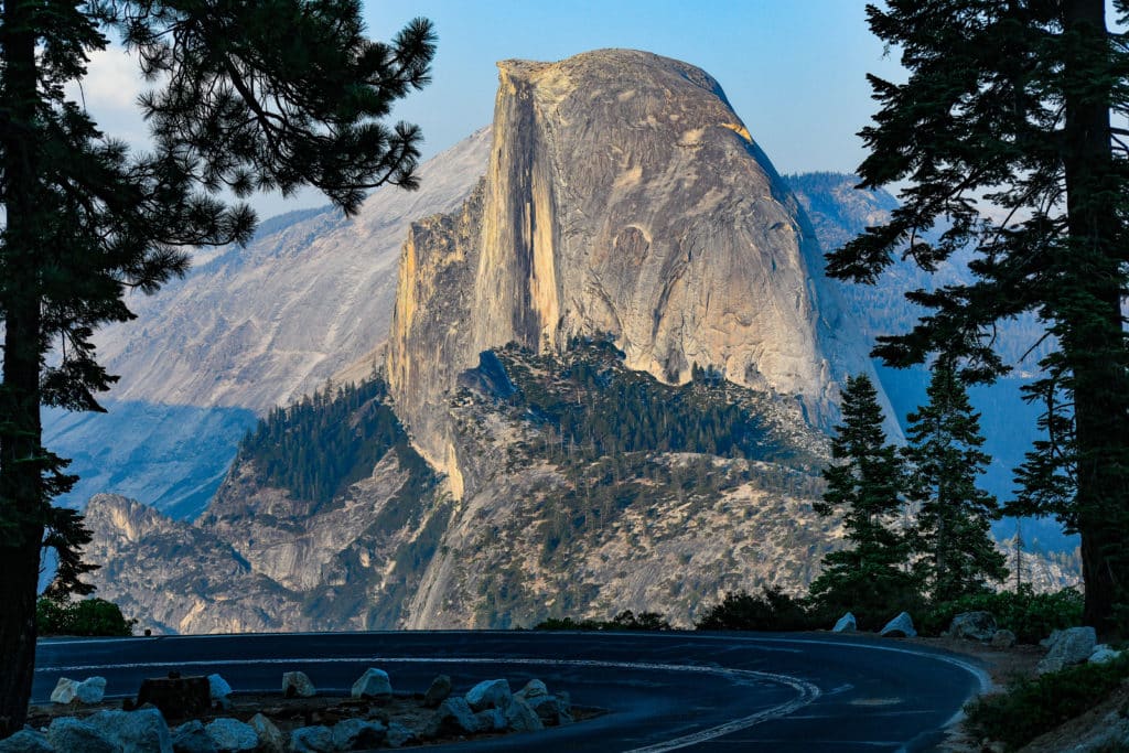 Half Dome from Glacier Point in Yosemite National Park